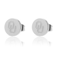 University of Oklahoma Stainless Steel Stud Earrings