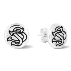 University of South Carolina Sterling Silver Logo Stud Earrings University of South Carolina Sterling Silver Logo Stud Earrings
