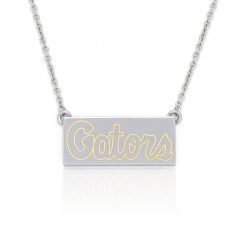 University of Florida Two-Tone Stainless Steel Pendant Necklace 1