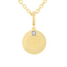 University of Georgia Gold-Plated Diamond Accent Pendant Necklace 1