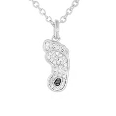 University of North Carolina 1/5ctw Diamond Sterling Silver Pendant Necklace 1