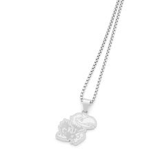 Men's University of Kansas Stainless Steel Pendant Necklace 1