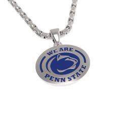 Men's Penn State University Stainless Steel and Enamel Pendant Necklace 1