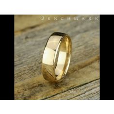 10k Yellow Gold 6.5mm European Comfort Fit Wedding Band