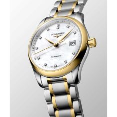 Longines Master Collection Automatic Diamond Mother-of-Pearl Dial Two-Tone Watch 29mm - L22575877