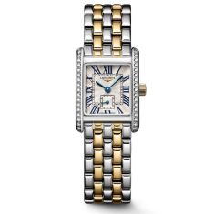 Longines Mini DolceVita Diamond Accent Silver Dial Two-Tone Watch 21.5x29mm - L52005787 Longines Mini DolceVita Diamond Accent Silver Dial Two-Tone Watch 21.5x29mm - L52005787
