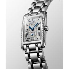Longines DolceVita Diamond Accent Silver Dial Stainless Steel Watch 20.8x32mm - L52550716
