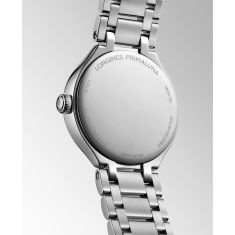 Longines PrimaLuna Quartz Silver Dial Stainless Steel Watch 30mm - L81424716