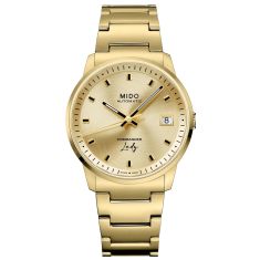 MIDO Commander Lady Champagne Dial Yellow Gold-Tone Stainless Steel Watch 35mm - M0212073302100 1