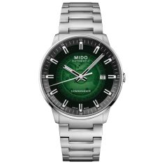 MIDO Commander Gradient Green See-Through Dial Stainless Steel Watch 40mm - M0214071141103 1