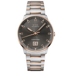 MIDO Commander Big Date Anthracite Dial Two-Tone Rose Gold-Tone and Stainless Steel Watch 42mm - M0216262206100 1
