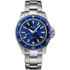 MIDO Ocean Star 36.5 Blue Dial Stainless Steel Watch 36.5mm - M0262071104100 1