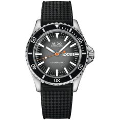 MIDO Ocean Star Tribute Grey Gradient Dial Black Rubber Strap Watch 40.5mm - M0268301708100 1