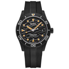 MIDO Ocean Star 39 Black Dial Black Rubber Strap Watch 39mm - M0269073705100 1