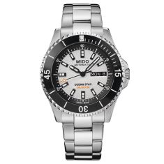 MIDO Ocean Star 200 Automatic White Dial Stainless Steel Watch 41mm - M0269301101100 MIDO Ocean Star 200 Automatic White Dial Stainless Steel Watch 41mm - M0269301101100