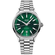 MIDO Multifort Patrimony Powerwind Green Dial Stainless Steel Watch 40mm - M0404071109100 1