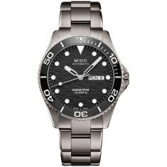 MIDO Ocean Star 200C Ceramic Bezel Black Dial Titanium Watch 42.5mm - M0424304405100 1