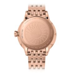 MIDO Rainflower Moonphase Quartz Mother-of-Pearl Diamond Dial Rose Gold-Tone Watch 31mm - M0430233310600