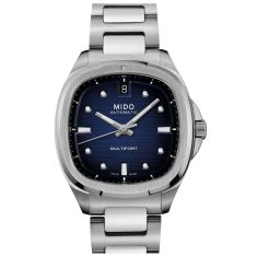 MIDO Multifort TV 35 Blue Dial Stainless Steel Watch 34.2x35mm - M0493071104100 1