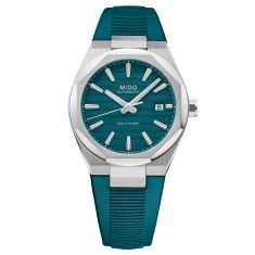MIDO Multifort 8 One Crown Automatic Black Dial Rubber Strap Watch