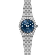 TUDOR Royal Blue Diamond-Set Dial Stainless Steel Watch 30mm - M2830A1A0-0001