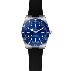 Black Bay 54 Blue Dial Black Rubber Strap Watch 37mm - M79000B-0002