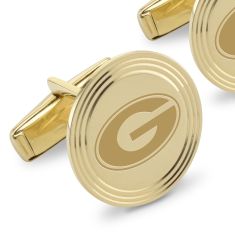 University of Georgia 14k Yellow Gold Cufflinks by M.LaHart & Co.