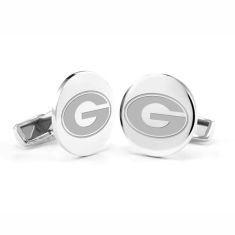 University of Georgia Sterling Silver Cufflinks by M.LaHart & Co.