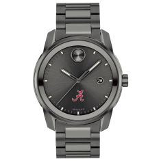 University of Alabama Movado BOLD Date Gunmetal Grey Watch 42mm by M.LaHart & Co.