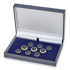 University of Virginia Enamel Gold-Tone Blazer Buttons by M.LaHart & Co.