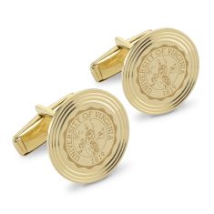 image of UVA 14k Yellow Gold Cufflinks by M.LaHart & Co. with sku:18023