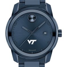 Virginia Tech Movado BOLD Date Blue Ion-Plated Watch 42mm by M.LaHart & Co.