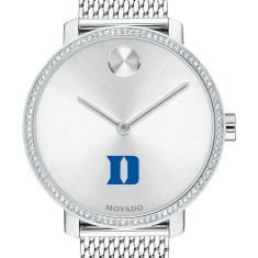 Duke Movado BOLD Crystal Bezel Stainless Steel Mesh Bracelet Watch 34mm by M.LaHart & Co.