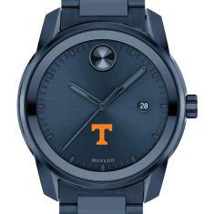 University of Tennessee Movado BOLD Date Blue Ion-Plated Watch 42mm by M.LaHart & Co.