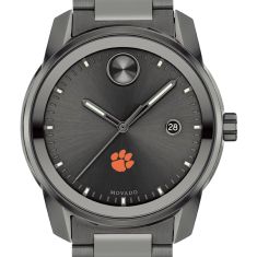 Clemson Movado BOLD Date Gunmetal Grey Watch 42mm by M.LaHart & Co.