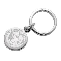 image of Alabama Sterling Silver Insignia Key Ring by M.LaHart & Co. with sku:42400