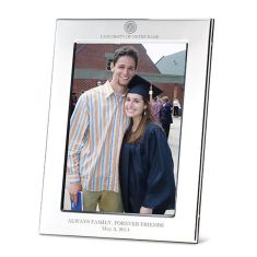 image of Notre Dame Polished Pewter 5x7 Picture Frame by M.LaHart & Co. with sku:44117