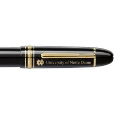 Notre Dame Montblanc Meisterstuck 149 Fountain Pen in Gold by M.LaHart & Co.