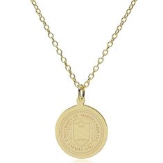 UNC 14k Yellow Gold Pendant Necklace by M.LaHart & Co.