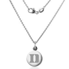Duke University Sterling Silver Pendant Necklace by M.LaHart & Co.