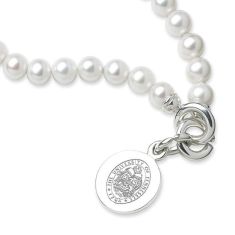University of Tennessee Freshwater Cultured Pearl Sterling Silver Charm Bracelet by M.LaHart & Co.