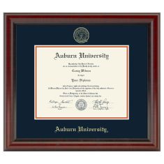 image of Auburn Diploma Frame - Fidelitas by M.LaHart & Co. with sku:53969