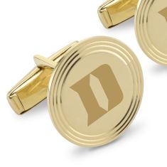 Duke University 14k Yellow Gold Cufflinks by M.LaHart & Co.