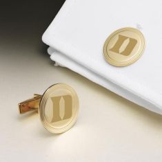 Duke University 14k Yellow Gold Cufflinks by M.LaHart & Co.