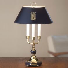 Duke University Lamp in Brass and Marble by M.LaHart & Co.