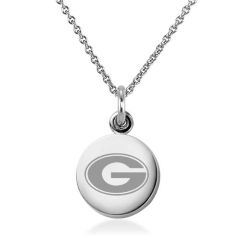 University of Georgia Sterling Silver Pendant Necklace by M.LaHart & Co.