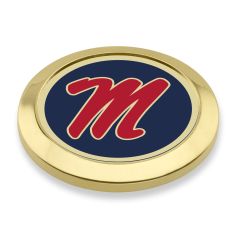 Ole Miss Enamel Gold-Tone Blazer Buttons by M.LaHart & Co.