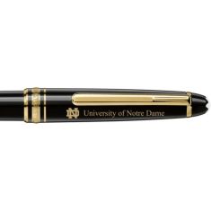 Notre Dame Montblanc Meisterstuck Classique Ballpoint Pen in Gold by M.LaHart & Co.