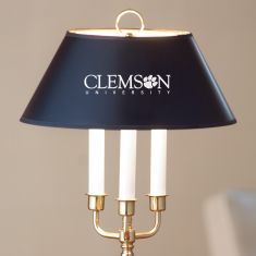 Clemson Lamp in Brass and Marble by M.LaHart & Co.