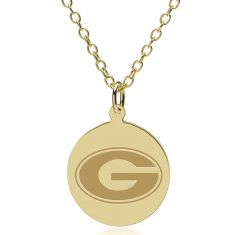 University of Georgia 14k Yellow Gold Pendant Necklace by M.LaHart & Co.